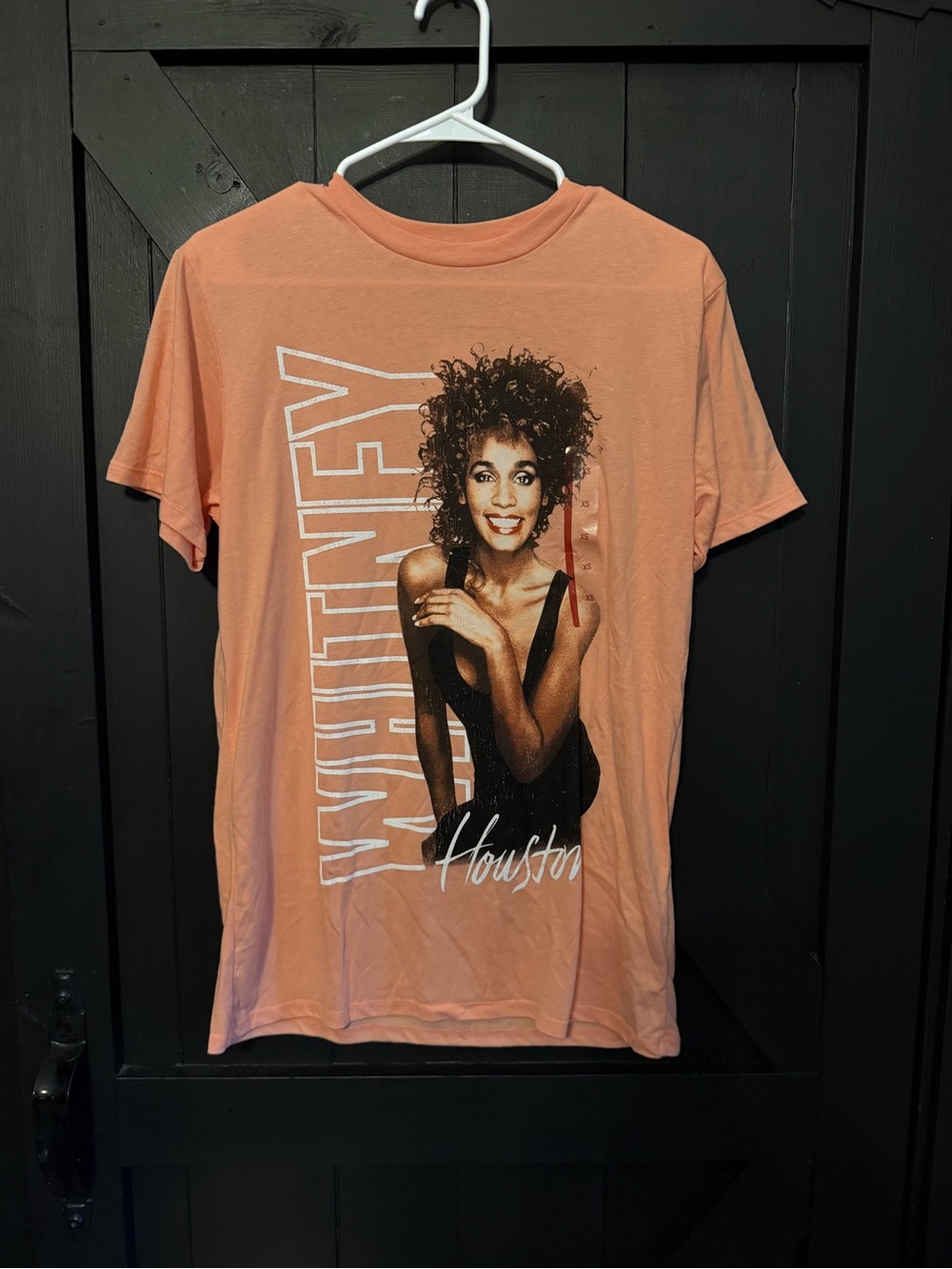 Peach Short-Sleeve Graphic Tee — Whitney Houston Tribute